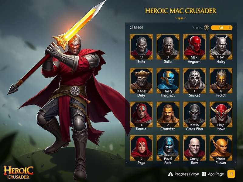 Heroic Mace Crusader character classes comparison